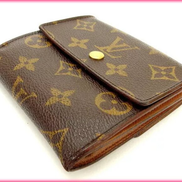 Louis Vuitton W Hook Wallet Monogram Monogram Canvas Authentic Used T12719 - Picture 3 of 7